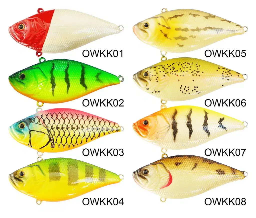 OWKK 8CM 15G Lipless Crankbaits Vib Fishing Lure