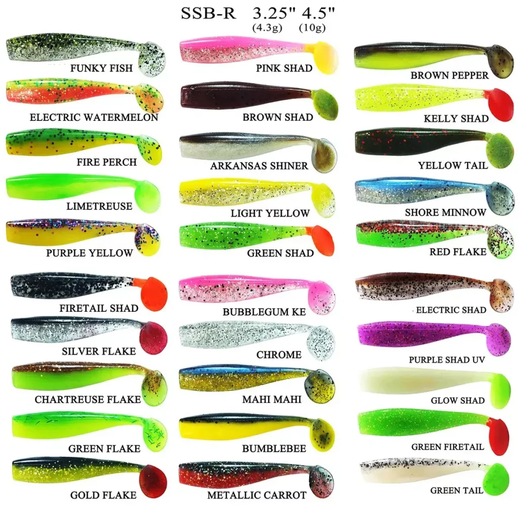 SSB-R 3.25in 4.3G 4.5in 10G Shad Lure