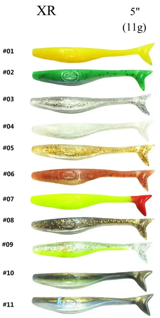 XR 5″ 11G Fork Tail Soft Lure