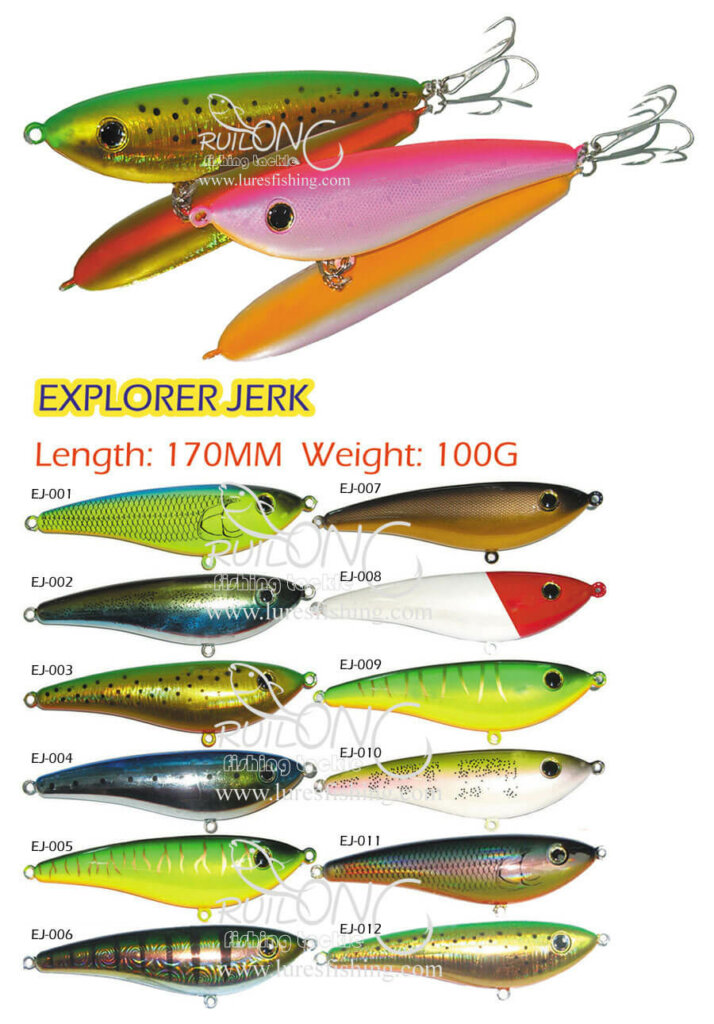 Explorer Jerk 170mm 100g fishing hard pull bait pike
