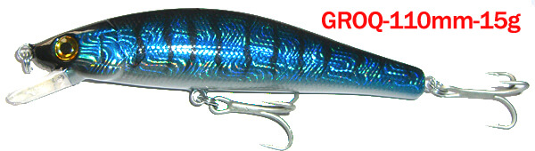 GROQ 110mm 15g Trout Sinking Minnow