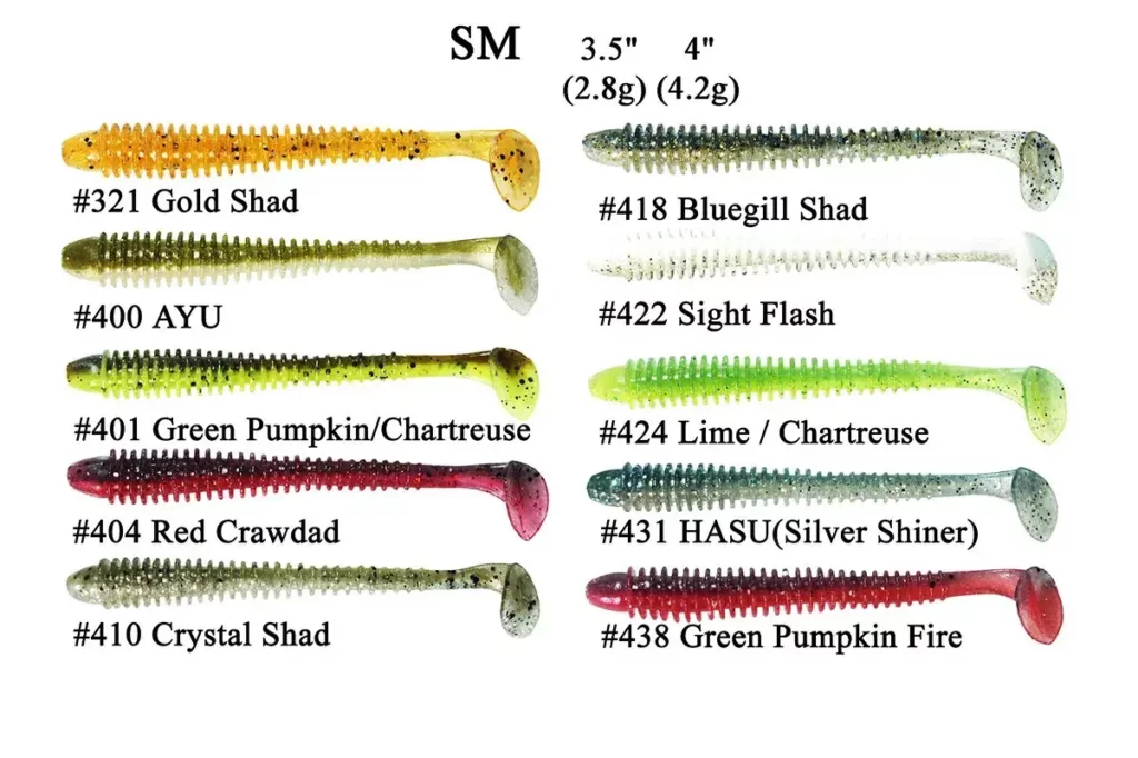 SM 2" 0.09G 3" 2G 3.5" 2.8G 4" 4.2G 5" 8G soft plastic paddle tail swimbaits.paddle tail swimbaits for bass.saltwater paddle tail swimbaits.