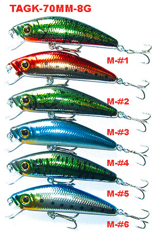 Hot Sale 70mm 7g Hard Minnow Fishing Lure Topwater Floating Wobblers Crankbait Bass Artificial Baits Pike Carp Lures Peche