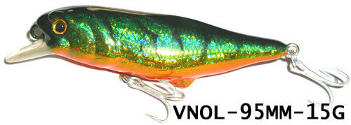 VNOL 95mm 15g Fishing Floating Plug Bait Small Carp